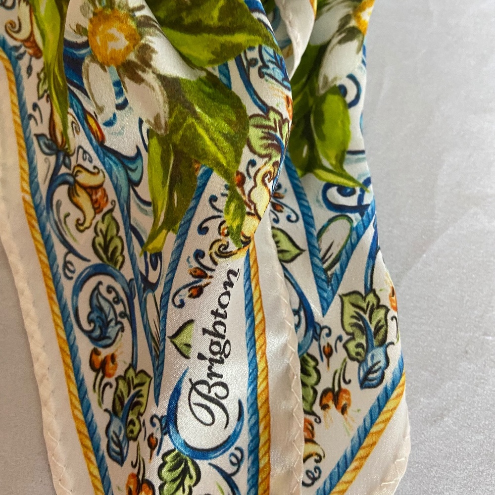 Brighton Scarf Purse Fob With Charm - Picture 2 of 3